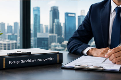 Foreign Subsidiary Incorporation