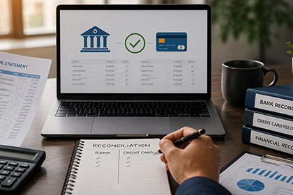 Bank Account and Credit Card Reconciliation Services in USA